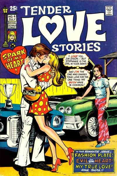 Tender Love Stories #4 VG; Skywald | low grade comic - save on shipping - detail