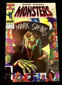 MARK SPEARS MONSTERS #3 WITCH HOMAGE VARIANT SIGNED IN SILVER MARK SPEARS NM