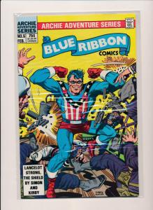  LOT OF 6!! BLUE RIBBONS COMICS #1-5, #7  FINE/VERY FINE (PF48) 