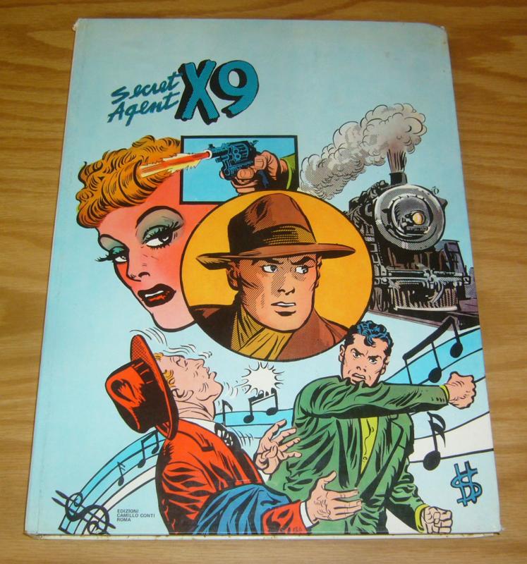 Secret Agent X-9 HC 122 FN hardcover - mel graff 1952-1954 - italian reprint