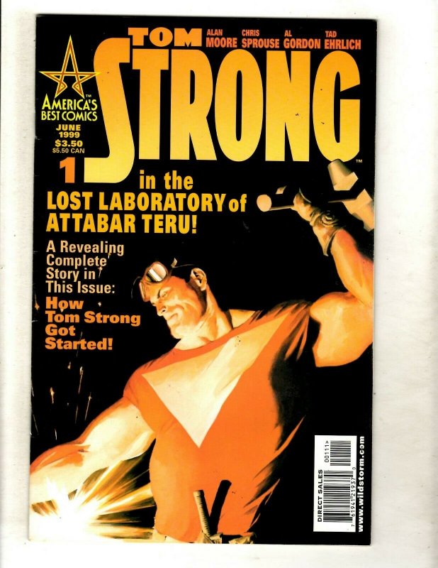 Lot of 11 Tom Strong America's Best Comics #1 2 3 4 5 6 7 8 9 10 11 J342