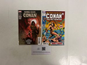 2 Conan Marvel Comic Books # 1 1 Avengers Defenders Iron Man Thor Hulk 72 JS64