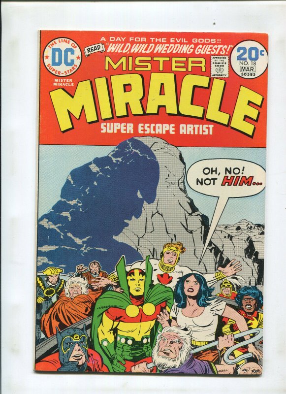 MISTER MIRACLE #18 (8.0) DARKSEID COVER!