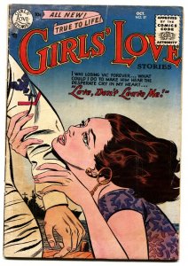 GIRLS LOVE STORIES #37 comic book 1955-NAVY ROMANCE-DC THRILLS '55