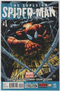 Superior Spiderman #1 (Apr 2013, Marvel), VFN-NM condition (9.0), 2nd print