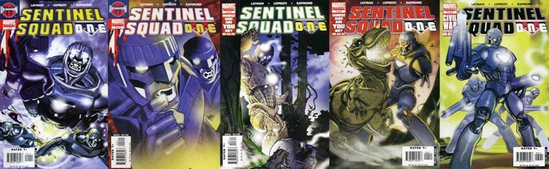 SENTINEL SQUAD ONE (2006) 1-5  complete mini-series!