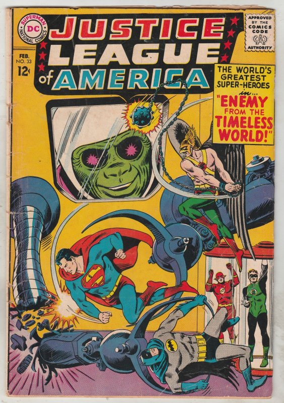 Justice League of America #33 (Feb-65) VG+ Affordable-Grade Wow!