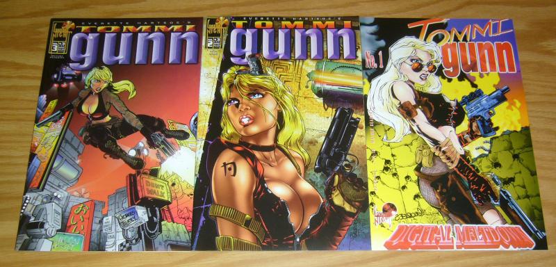 Tommi Gunn #1-3 VF/NM complete series - london night bad girl comics 2 set lot