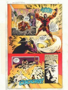 National Comics #1 p.7 Color Guide Art - Flash Jay Garrick Action by John Kalisz 