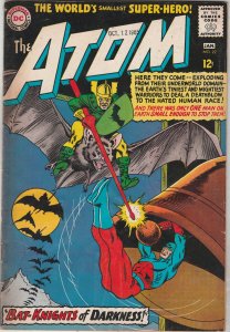 The Atom #22 (1966)  SALE PRICED! FN+ 1st Bat-Knights! Gil Kane Art!  Mid-Grade!