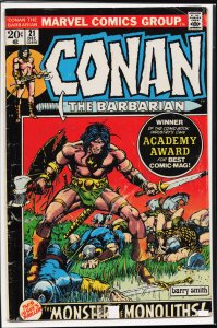 Conan the Barbarian #21 (1972) Conan