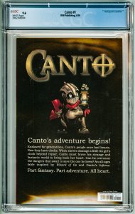 Canto #1 (2019) CGC 9.6! White Pages!