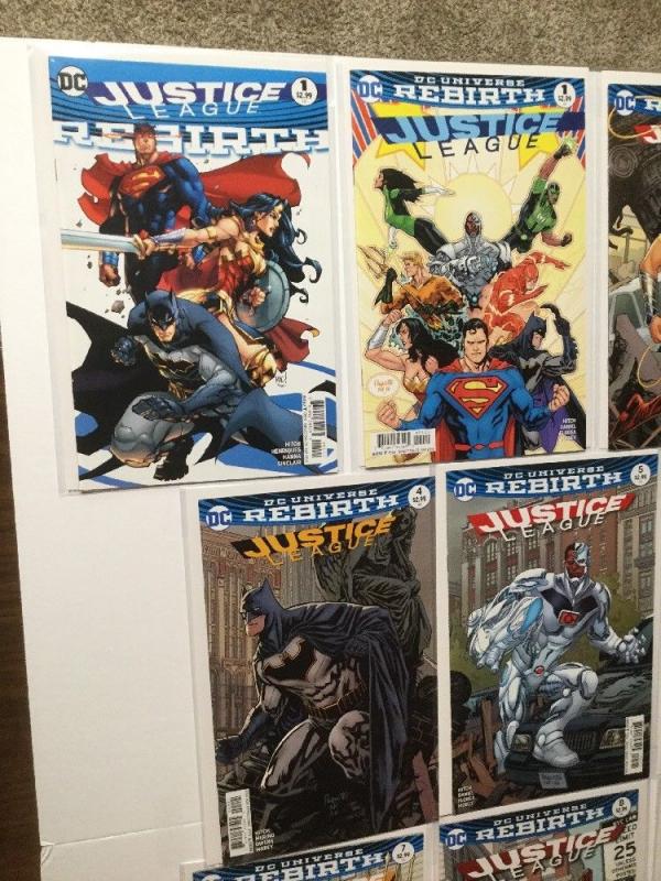 Justice League Rebirth Variant Set 1 1 2 3 4 5 6 7 8 9 10 11 12 Nm Near Mint IK