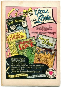 SECRET HEARTS #41 1957-DC ROMANCE G