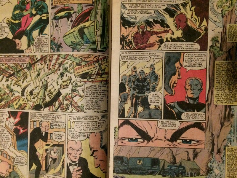 Uncanny X-Men #161 VF Marvel Origin of Magneto and Professor X First Meet 1982