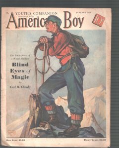 American Boy-1/1936-Edgar Franklin Whitmack-James B. Hendryx-Pulp Fiction-G/VG