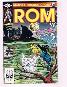 Rom # 33 FN-VF Marvel Comic Book Vol. # 1 1st Print Haunted House J77