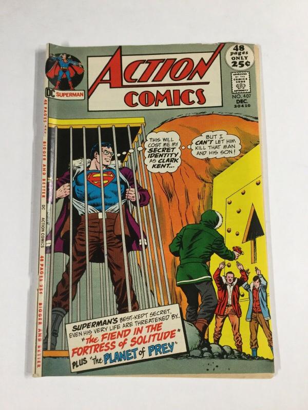 Action Comics 407 6.5 Fn+ Fine+ Dc Bronze Age 