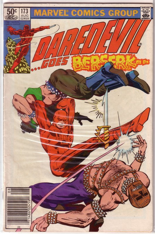 Daredevil   vol. 1   #173 GD Miller/Janson