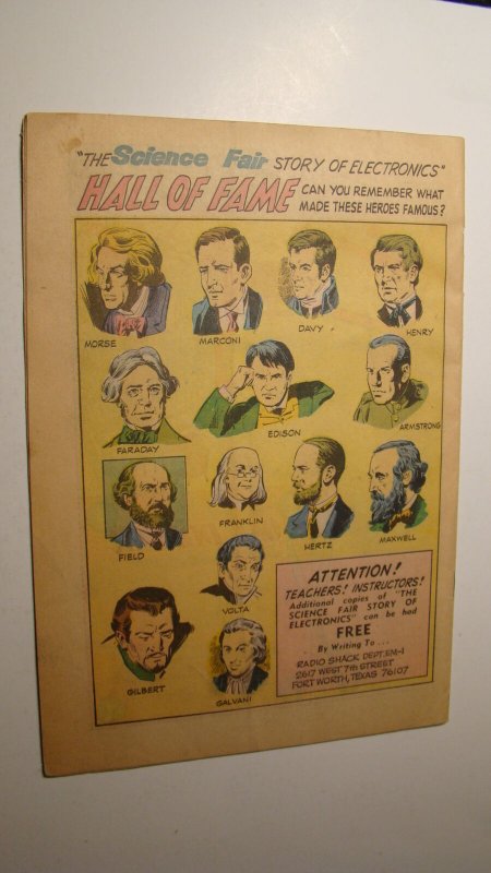 ELECTRONICS - SCIENCE FAIR STORY OF 1972 COPY THOMAS EDISON BEN FRANKLIN TESLA 