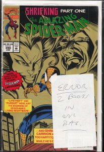 Shrieking, Part 1: The Amazing Spider-Man #390 (1994)
