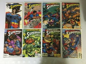 Superman lot from:#150-175 (2nd series) 22 diff avg 8.0 VF (1999-2001)