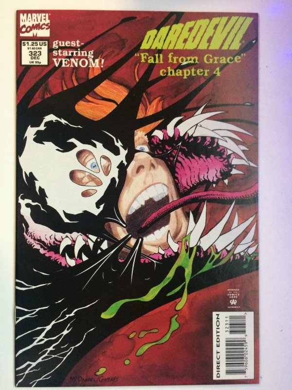 Daredevil #323 1993 Marvel Comics Fall From Grace Guest Starring Venom NM