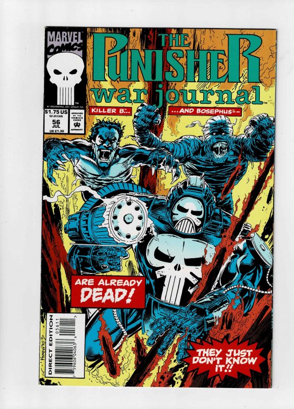 Punisher War Journal #56 (1993) A Fat Mouse Almost Free Cheese 2nd Menu Item