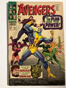 AVENGERS 42 FN+ FINE+ 6.5 MARVEL  