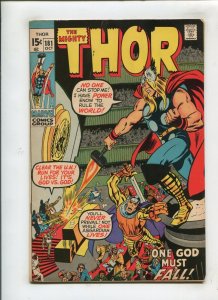 THOR #181 (5.0) NEAL ADAMS!! 1970