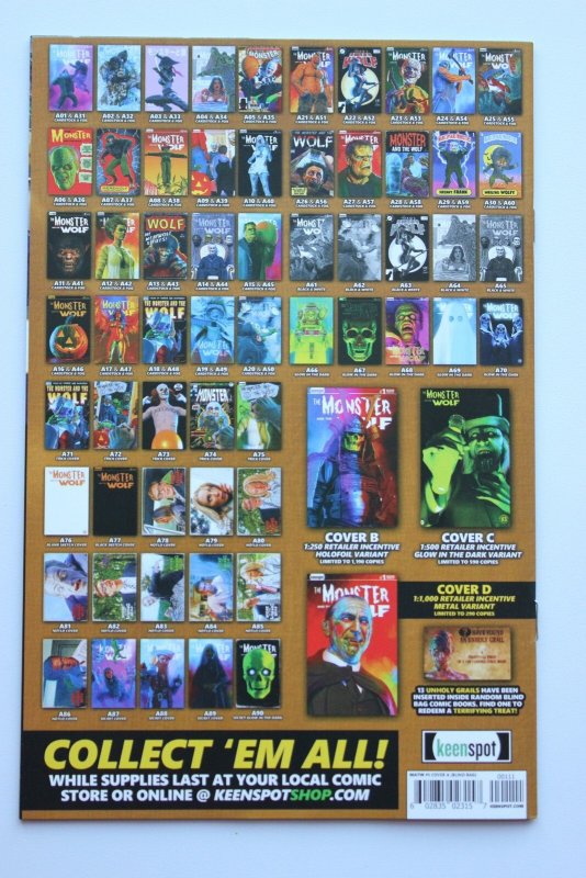 The Monster and the Wolf #1 A40 Foil (2025) Mark Spears  NM