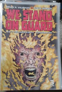 WE STAND ON GUARD # 3 2015 IMAGE COMICS BRIAN VAUGHAN war  USA  VS CANADA