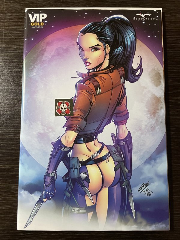 ZENESCOPE #1 COSPLAY Z-RATED GOLD VIP PAUL GREEN EXCLUSIVE RARE LTD 100 NM+