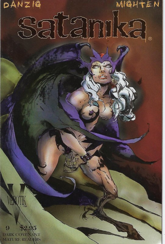 Lot of 8 Satanika Comics Series 1 & 2 !!!  VF+