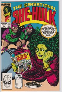 SENSATIONAL SHE-HULK #2 (Jun 1989) NM+ 9.6 white. I've had this since new!