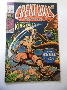 Creatures on the Loose #10 (1971) VG+ Condition 1/2 Cumulative tear bc