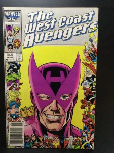 West Coast Avengers #14 Newsstand Edition (1986)