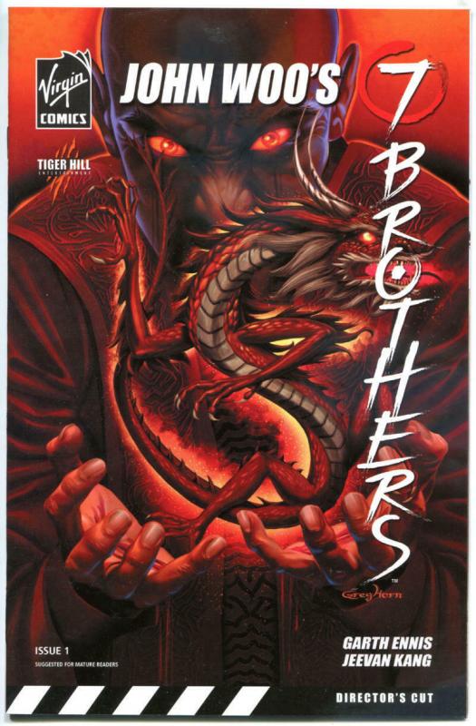 JOHN WOO'S 7 BROTHERS #1 2 3 4 5, NM, Garth Ennis of Preacher, Greg Horn,2006,GH