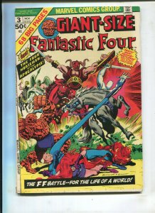 GIANT SIZE FANTASTIC FOUR #3 (7.0) THE FOUR HORSEMEN! 1974!