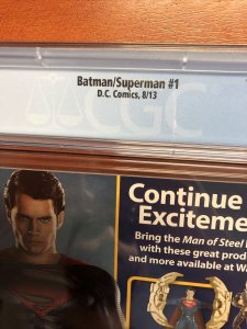Batman/Superman #1 (2013) (CGC 9.6 WP) Newsstand Ed