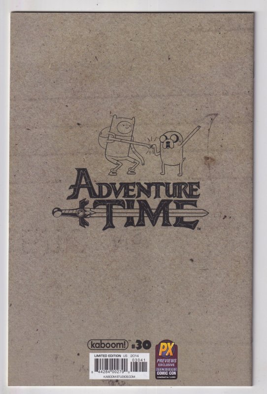 Adventure Time #30 2014 SDCC PX Exclusive Variant by Colin Andersen (2014) Fi...