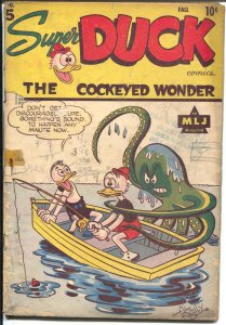 Superduck #5 1945-MLJ-Archie-Al Fagaly octopus cover-wacky-G