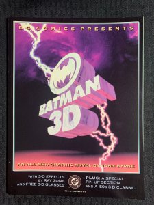 1990 BATMAN 3D DC Graphic Novel VF 8.0 John Byrne