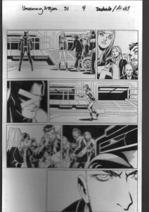 Uncanny X-Men #31 Page 4 Original Comic Book Art 2013-Bachalo-Al Vey-Cyclops-FN