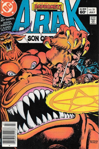 Arak Son of Thunder #23 (Newsstand) GD ; DC | low grade comic