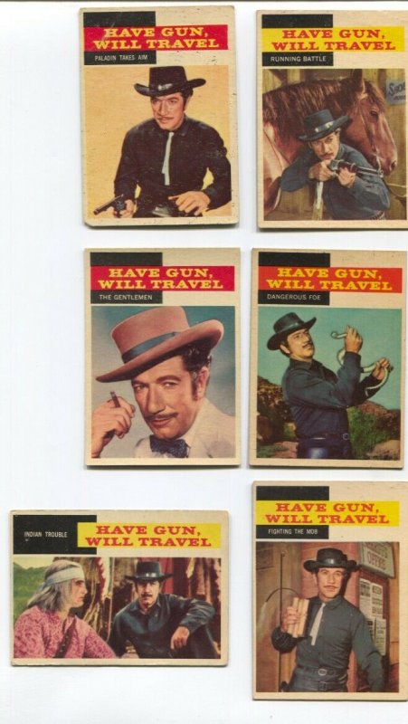 Have Gun, Will Travel Western TV Series Trading Card Set 1958-Richard Boone