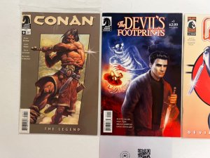 3 Dark Horse Comics Grendel # 1 + The Devil’s Footprint # 1 + Conan # 0 83 JS35
