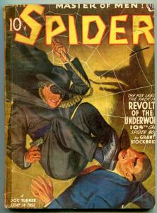 The Spider Pulp June 1942- Revolt of the Underworld- Doc Turner- trimmed