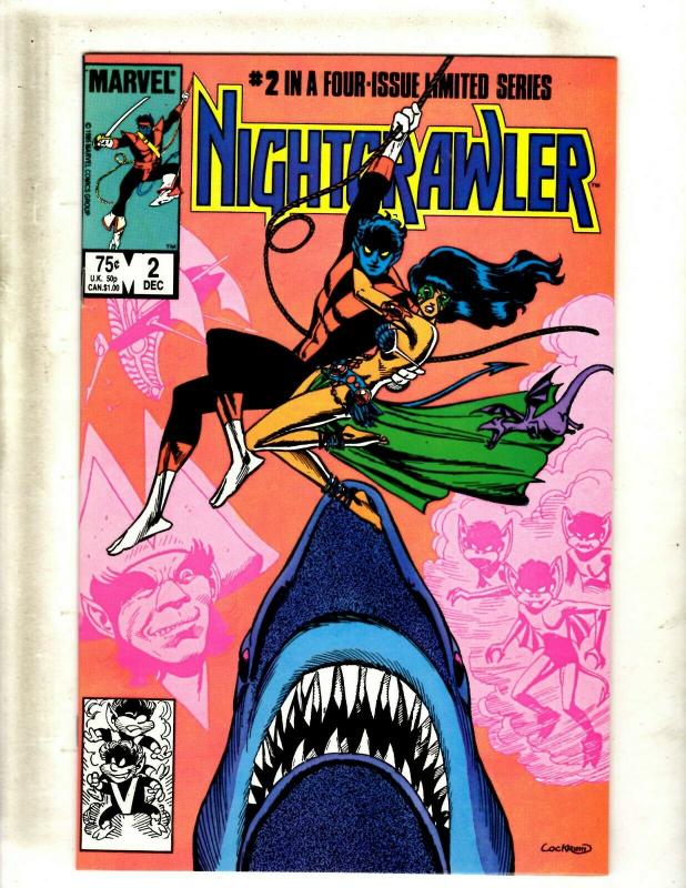 9 Comics Nightcrawler #2 3 4, Nomad #1 2 3, Nth Man #1 2, Obnoxio #1 JF25