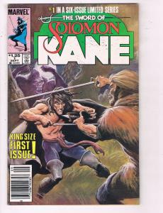 The Sword Of Solomon Kane #1 FN Marvel Comics Comic Book Sept 1985 DE35